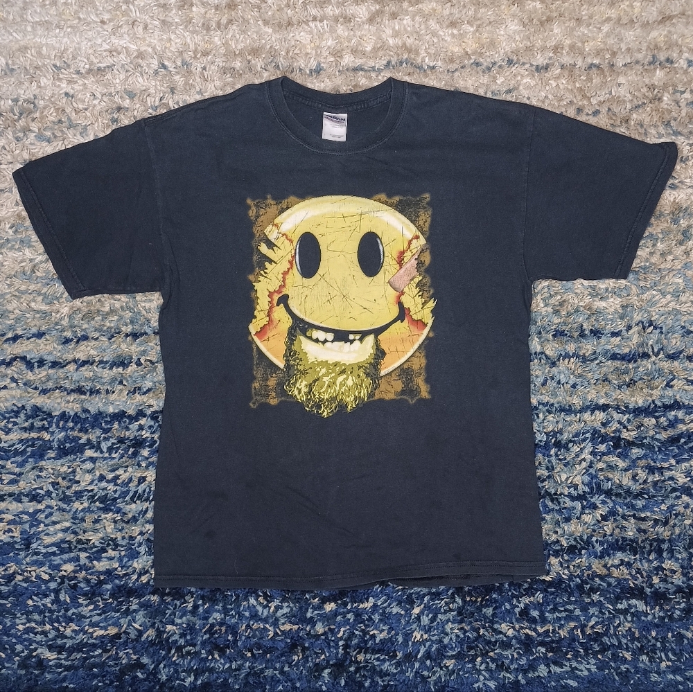 Vintage Mic Foley Cactus Jack Smiley Face Bang Bang T-shirt